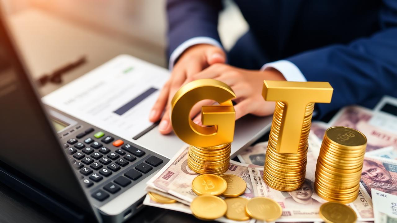 GST and taxation calculation with calculator and Indian currency