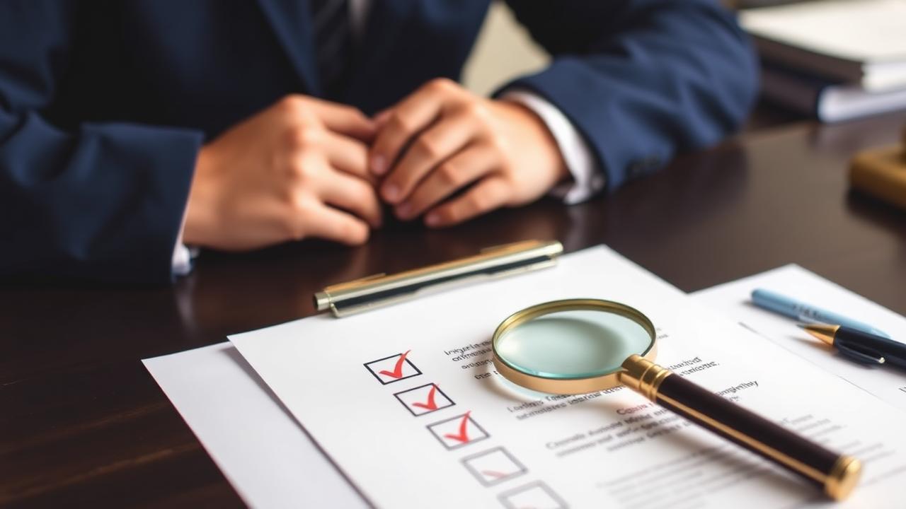 Compliance checklist and regulatory documentation